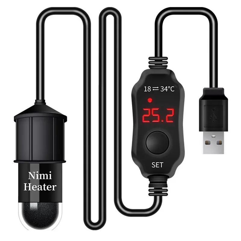 Aquarium Heater Submersible - Universal Mini Aquarium Heating Rod Fish