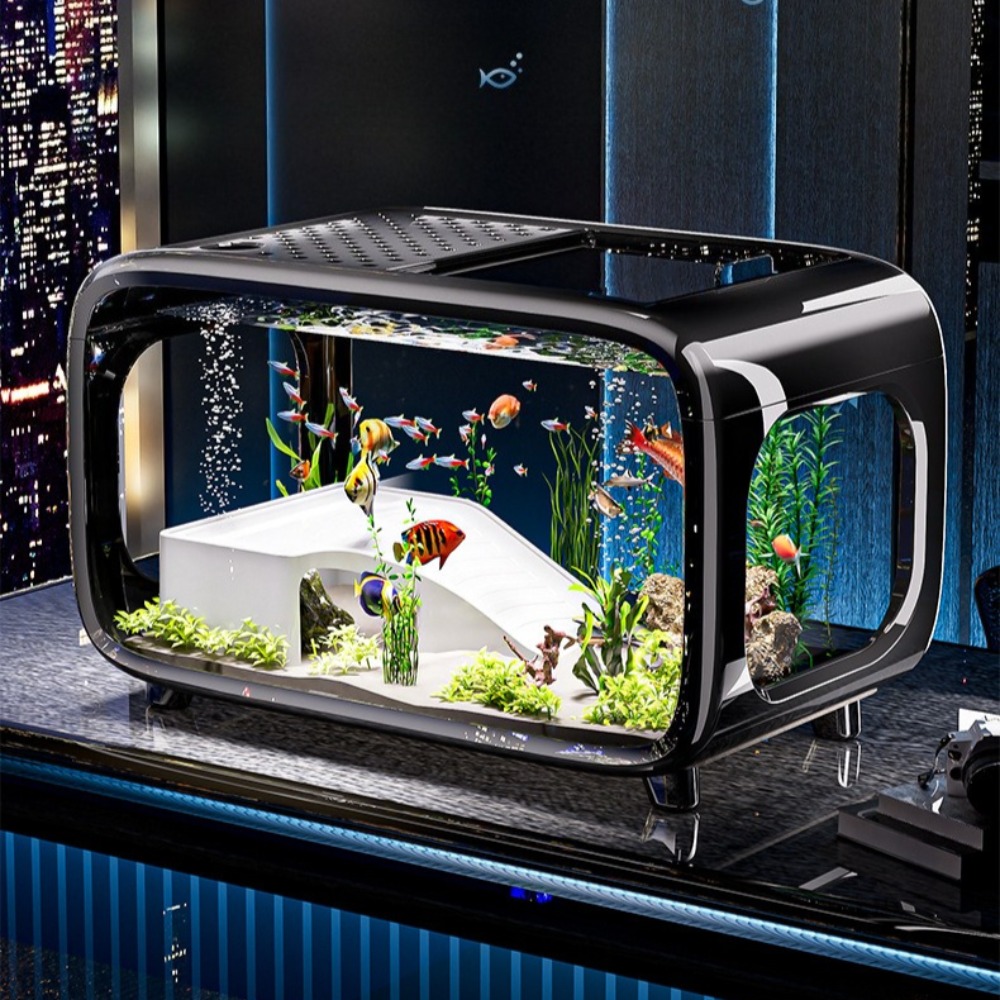 Aquarium Fish Pot - Transparent Luxury Fish Tank Durable Living