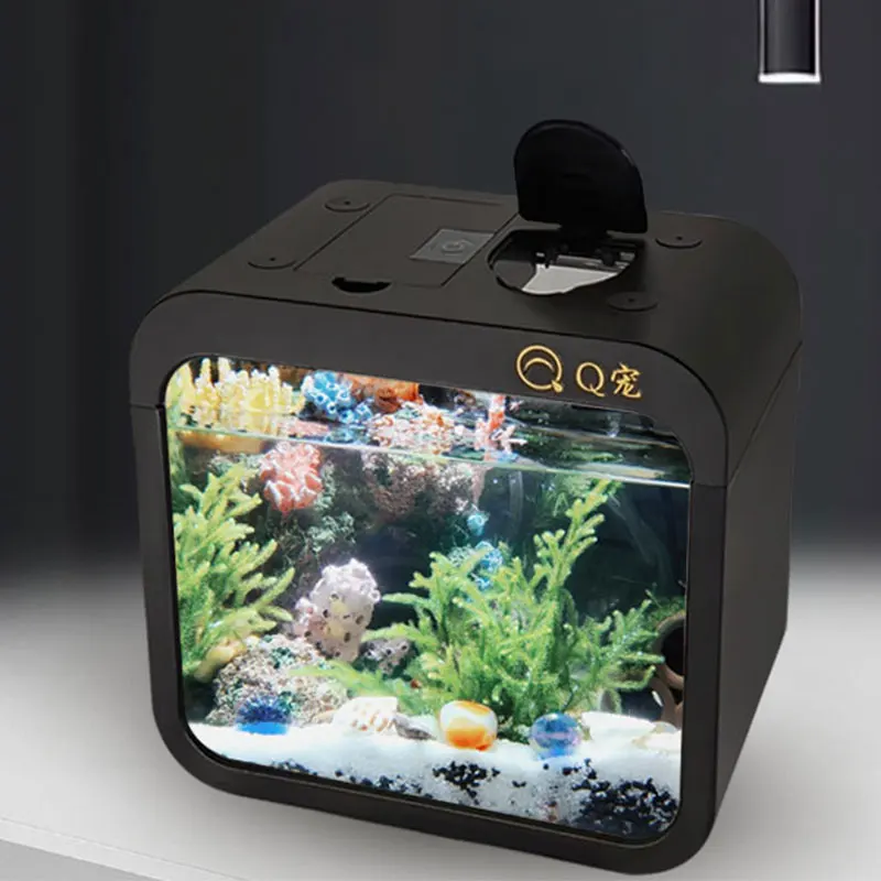 Aquarium Fish Pot - Desktop Transparent Acrylic Fish Tank Plastic
