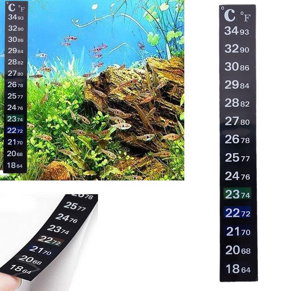 Aquarium Thermometer - Digital Aquarium Home Stick-on Thermometer Fish