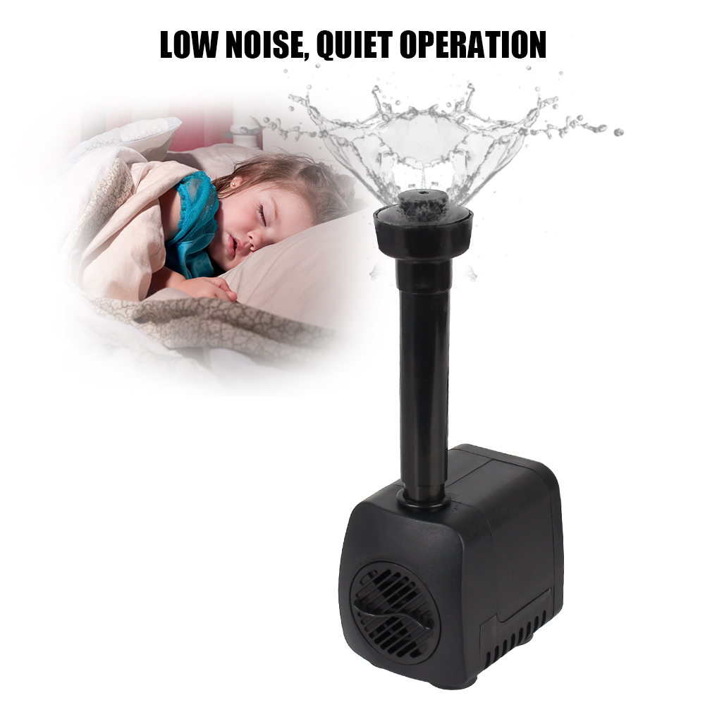 Garden Aquarium Fountain EU Pl - Aquarium Led Light ulasan dan harga