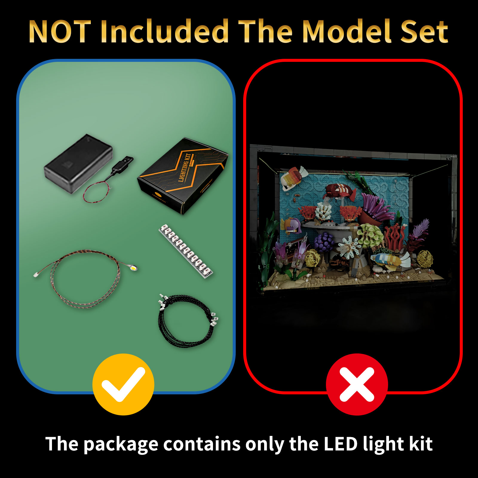 LYBMTWF LED Lighting Kit Compa - Aquarium Led Light ulasan dan harga