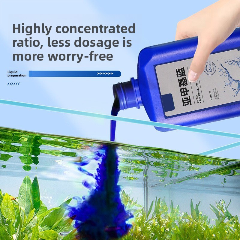 200ml/500ml Methylene Blue Con - Aquarium Fish Medicine ulasan dan harga