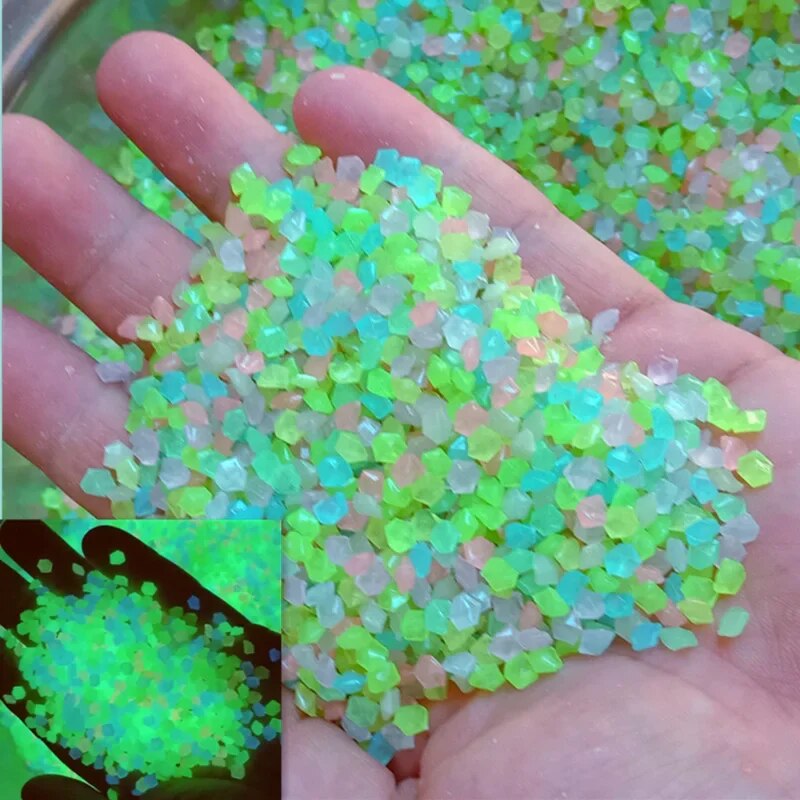 1000pcs 3-5mm Luminous Sand Gl - Aquarium Fish Names ulasan dan harga