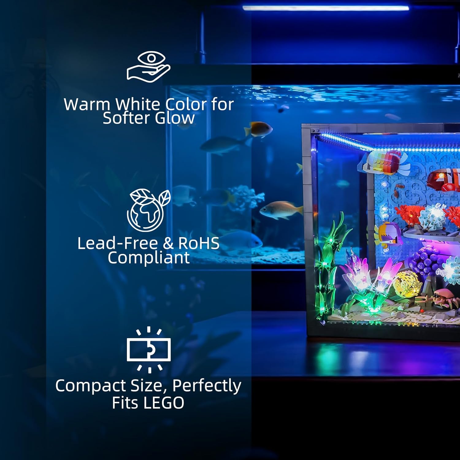 Hprosper LED Light for lego 10 - Aquarium Led Light ulasan dan harga