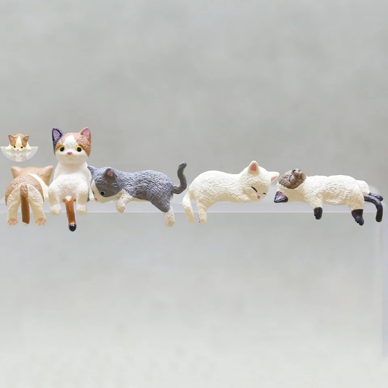1Pc Cute Cartoon Cat PVC Home  - Aquarium Fish Names ulasan dan harga