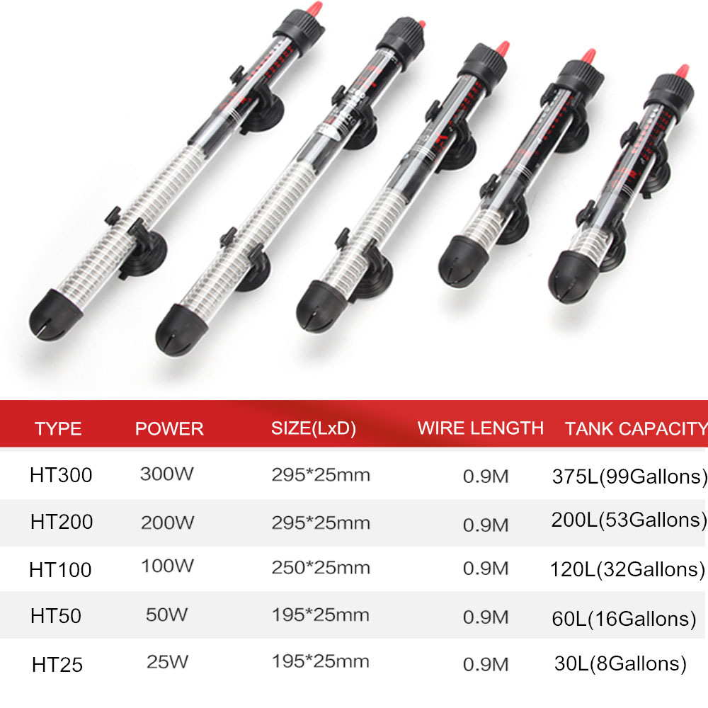 300W Auto Aquarium Heat Rod Ad - Aquarium Heater Submersible ulasan dan harga