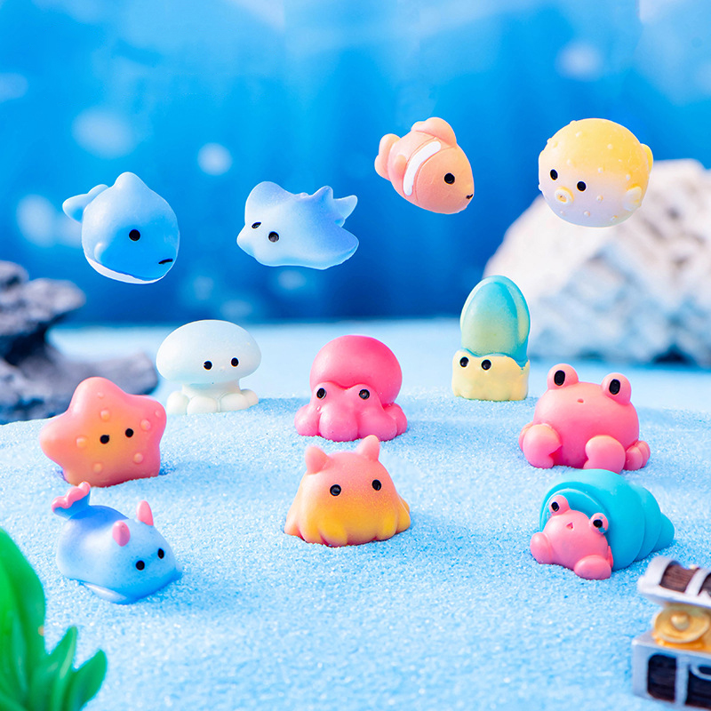 Creative Resin Ocean Animals D - Aquarium Fish Names ulasan dan harga