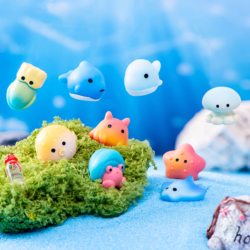 Creative Resin Ocean Animals D - Aquarium Fish Names ulasan dan harga