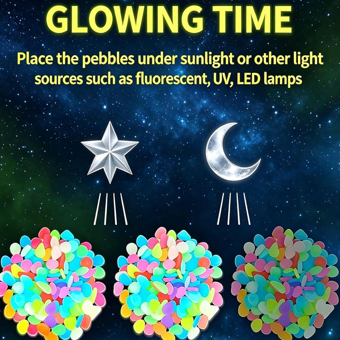 Colorful Glow In The Dark Lumi - Aquarium Led Light ulasan dan harga