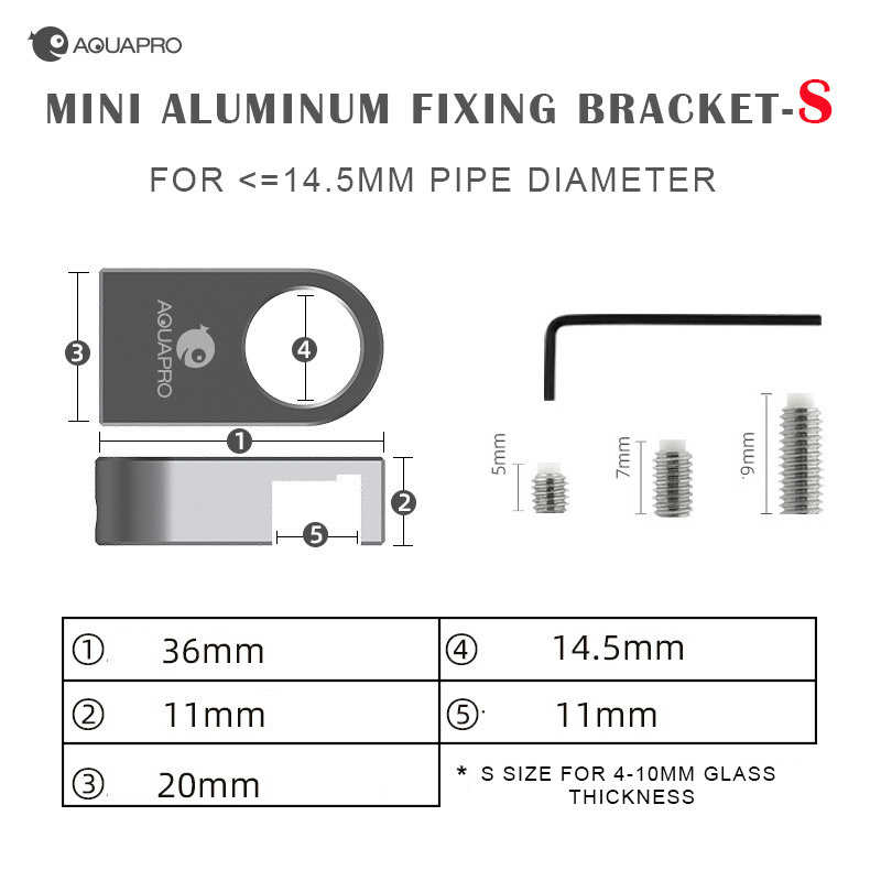 Aquarium Mini Aluminum Alloy H - Aquarium Fish Food ulasan dan harga