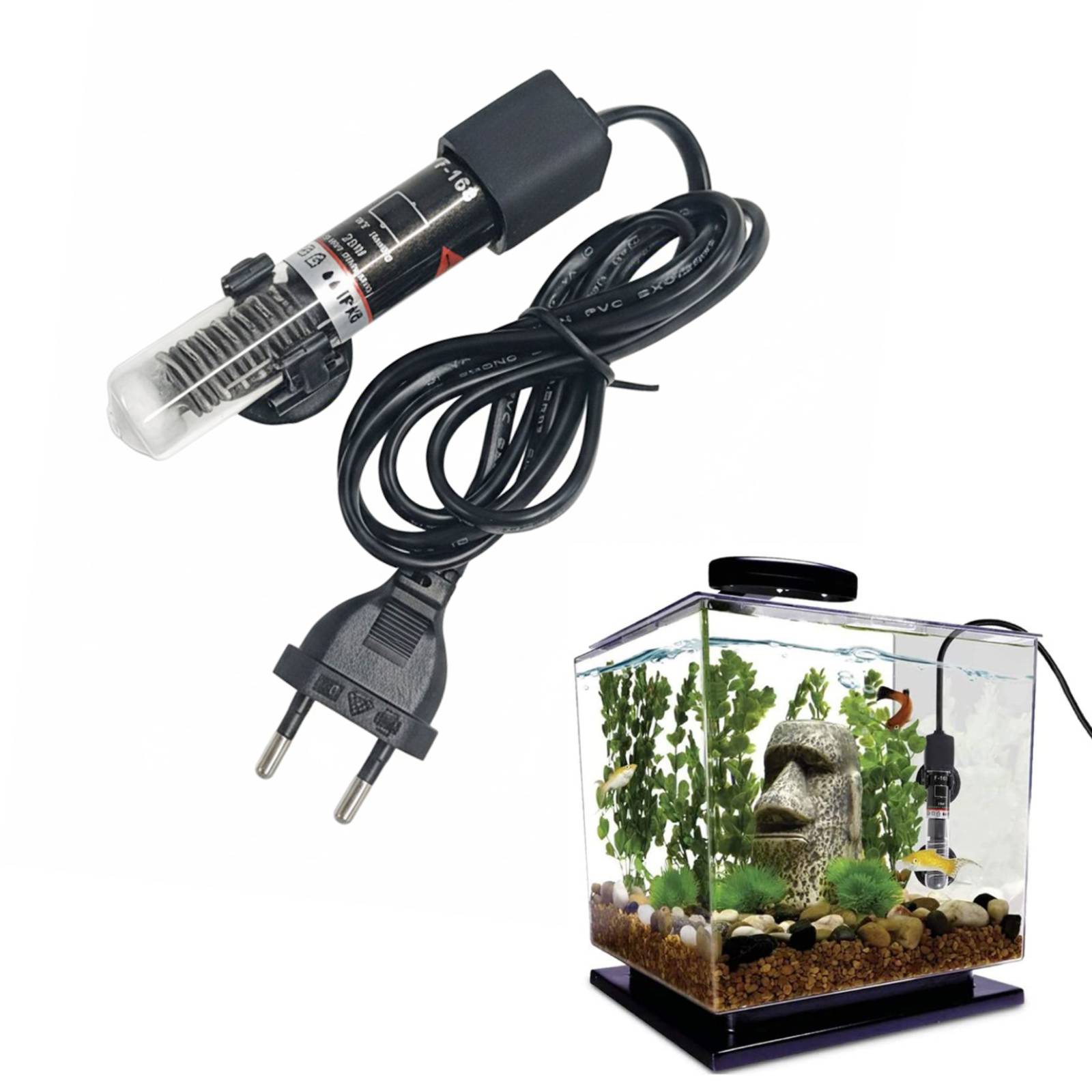 Mini Aquarium Heater Submersib - Aquarium Heater Submersible ulasan dan harga
