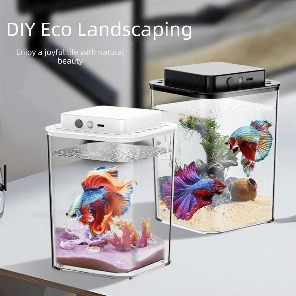 Transparent Betta Fish Tank In - Aquarium Fish Pot ulasan dan harga