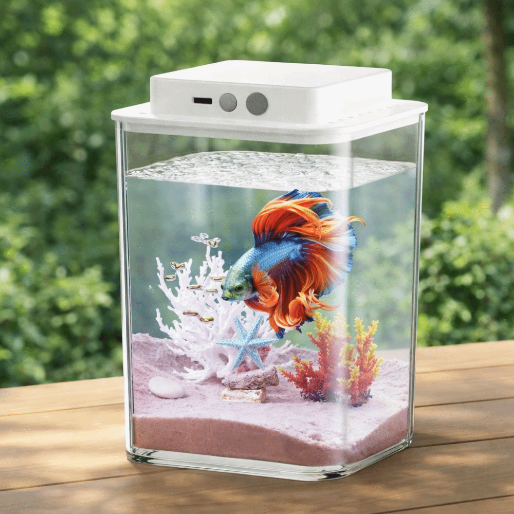 Transparent Betta Fish Tank In - Aquarium Fish Pot ulasan dan harga