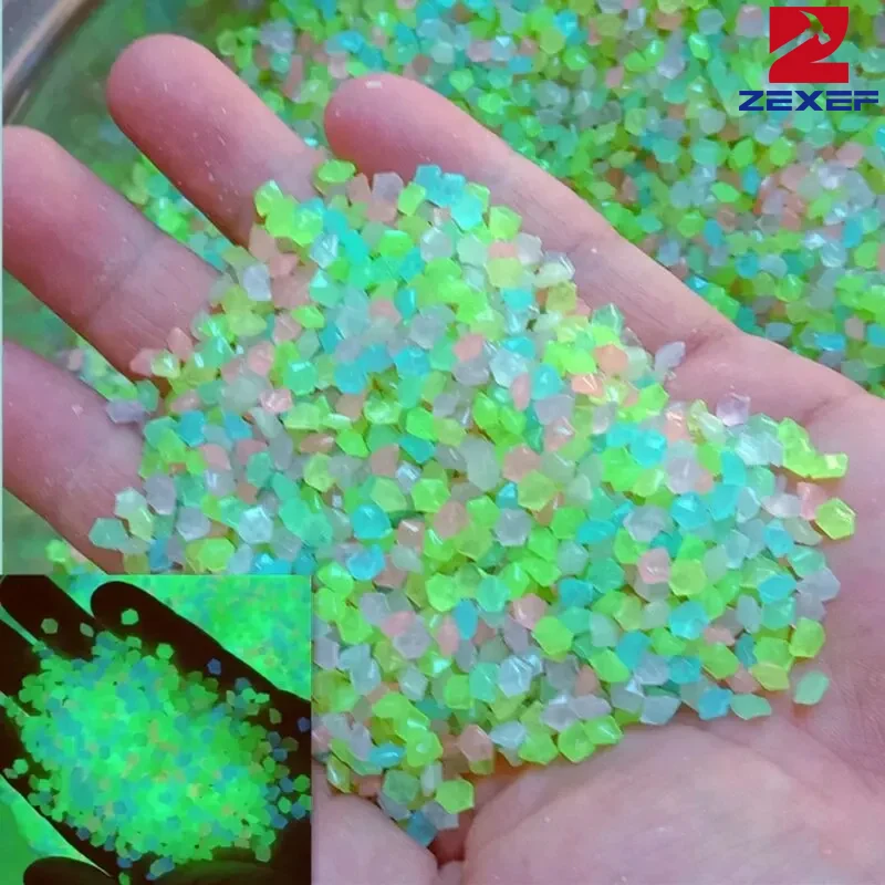 1000pcs 3-5mm Luminous Sand Gl - Aquarium Fish Names ulasan dan harga