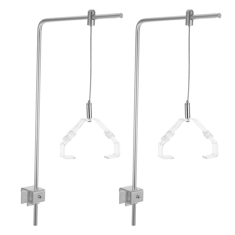 AB41-2Pcs Fish Tank Light Rack - Aquarium Fish Light Lamp ulasan dan harga