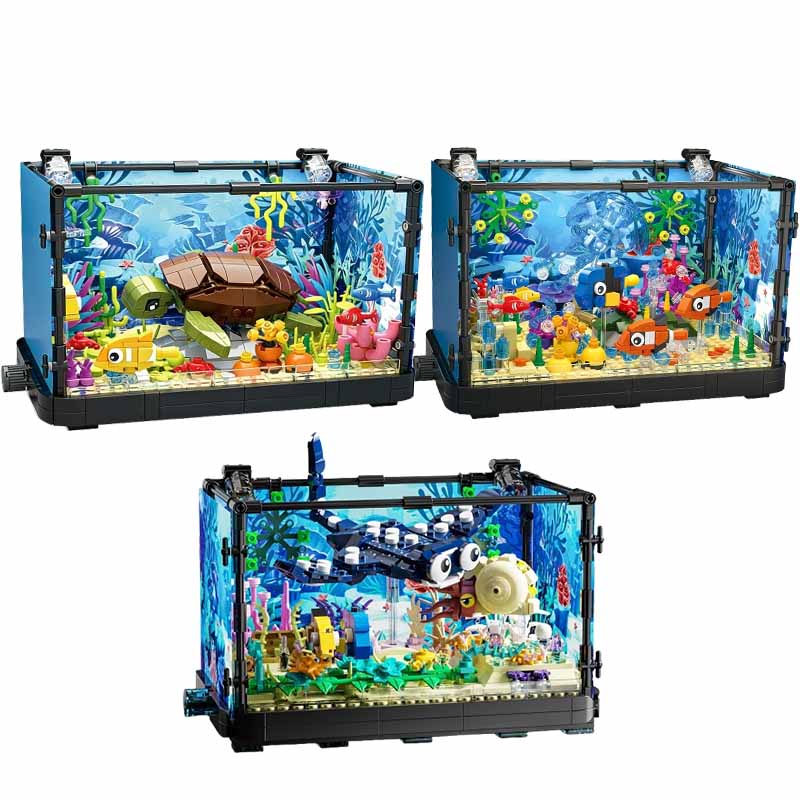 Fish Tank Building Block Set w - Aquarium Fish Names ulasan dan harga