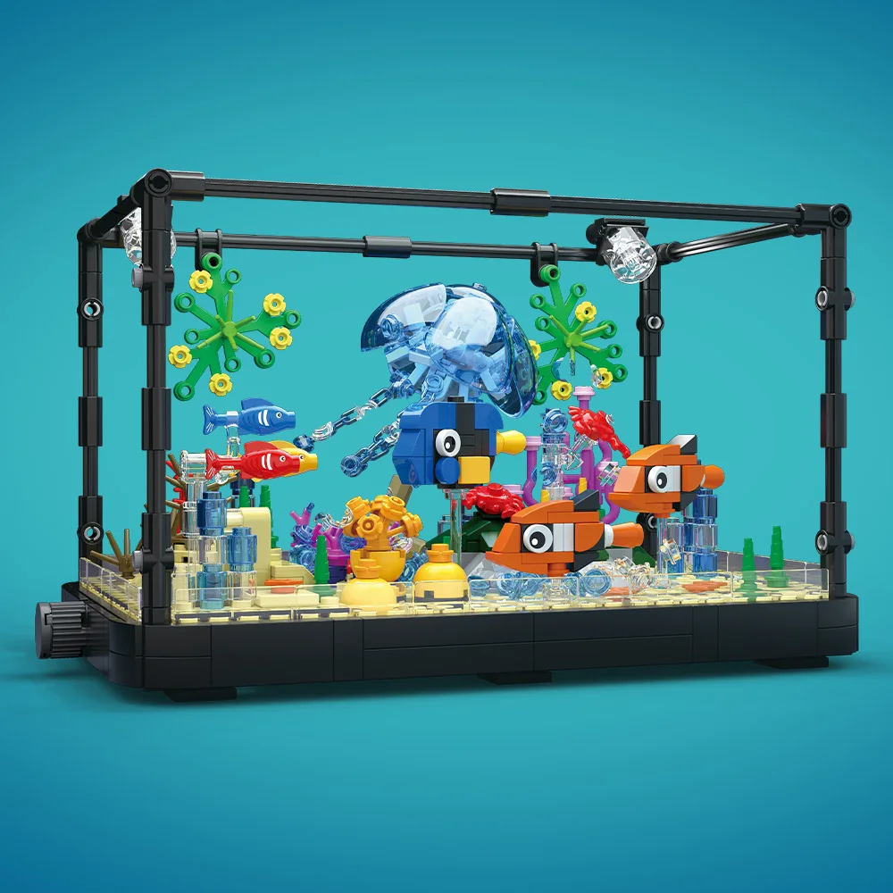 Fish Tank Building Block Set w - Aquarium Fish Names ulasan dan harga