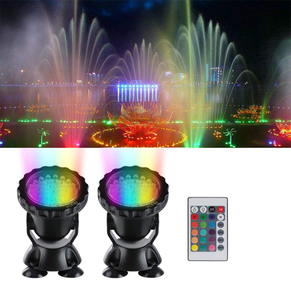 12V Submersible Pond Light Mul - Aquarium Fish Colorful ulasan dan harga