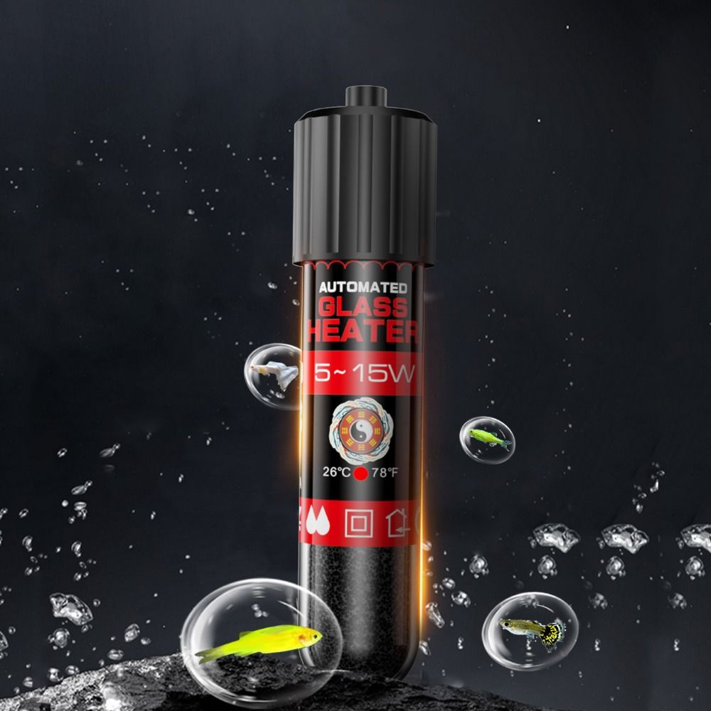 5/10/15W Submersible Heater Ro - Aquarium Heater Submersible ulasan dan harga