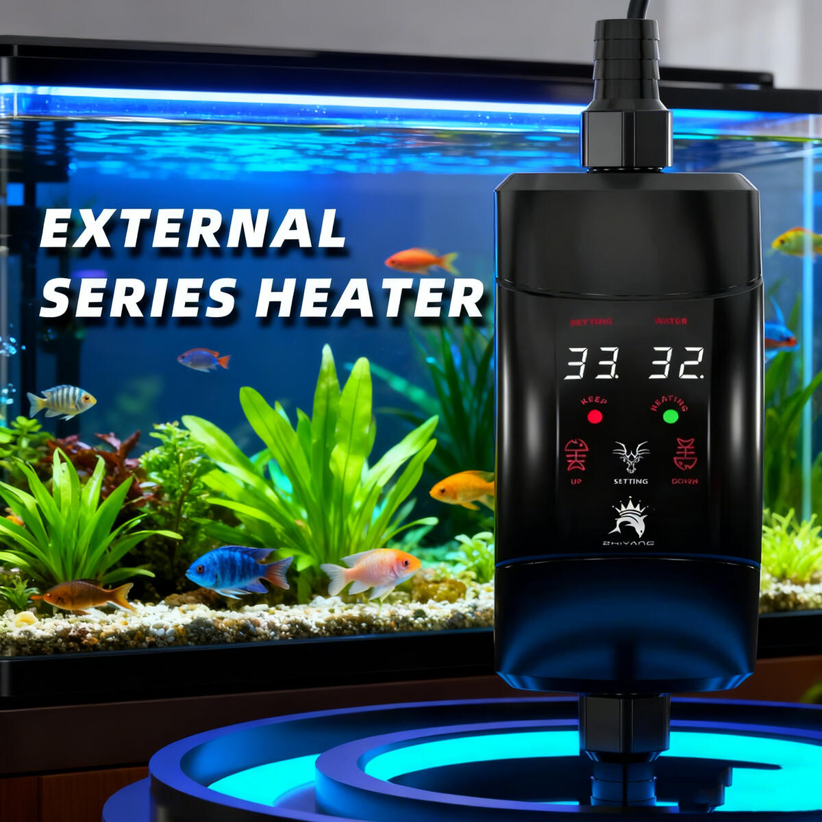 External Aquarium Heating Rod  - Aquarium Heater Submersible ulasan dan harga
