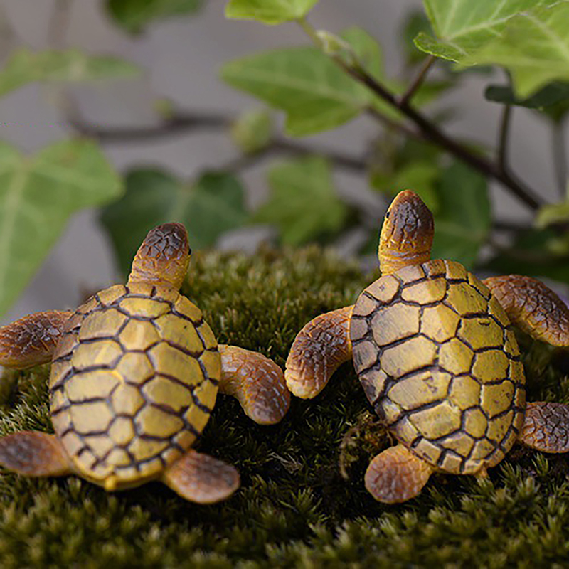 1PC Mini Sea Turtle Model Resi - Aquarium Fish Names ulasan dan harga