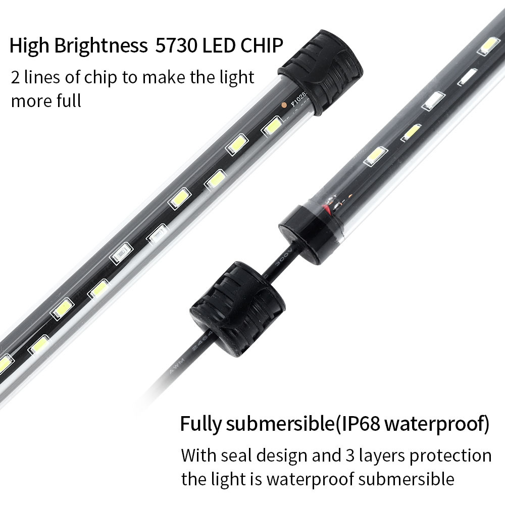 90-260V Aquarium Light LED Wat - Aquarium Fish Light Lamp ulasan dan harga