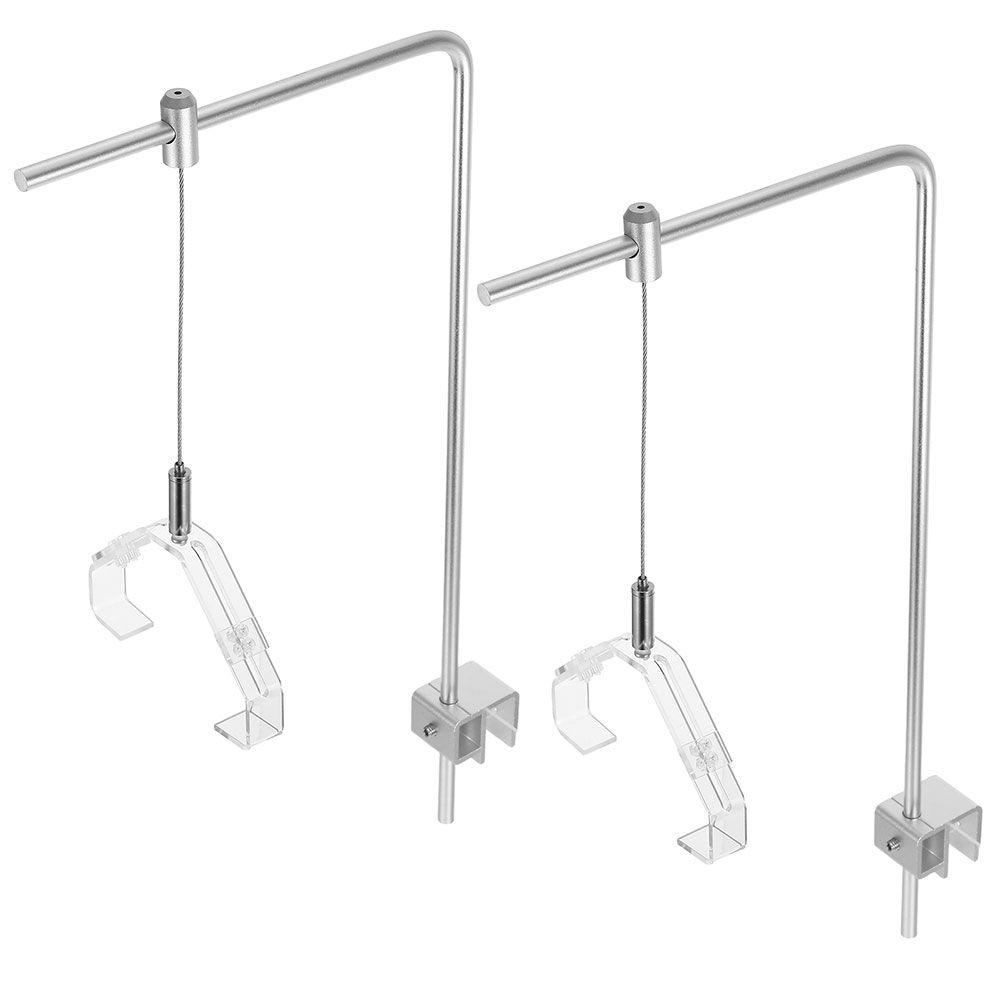 2pcs Aquarium Light Holder Wit - Aquarium Fish Light Lamp ulasan dan harga