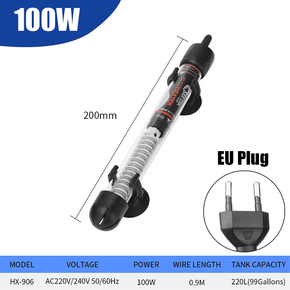 1Pcs 25W/50W/100W/200W/300W Th - Aquarium Heater Submersible ulasan dan harga