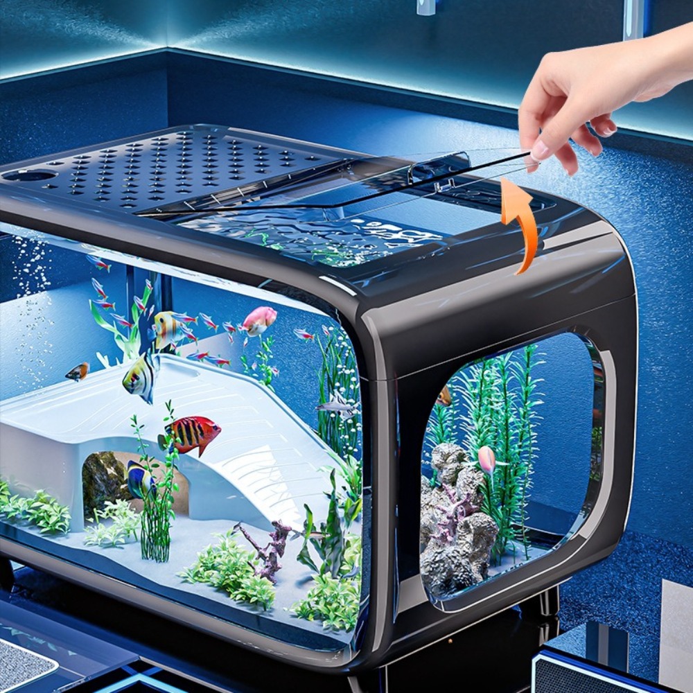 Transparent Luxury Fish Tank D - Aquarium Fish Pot ulasan dan harga