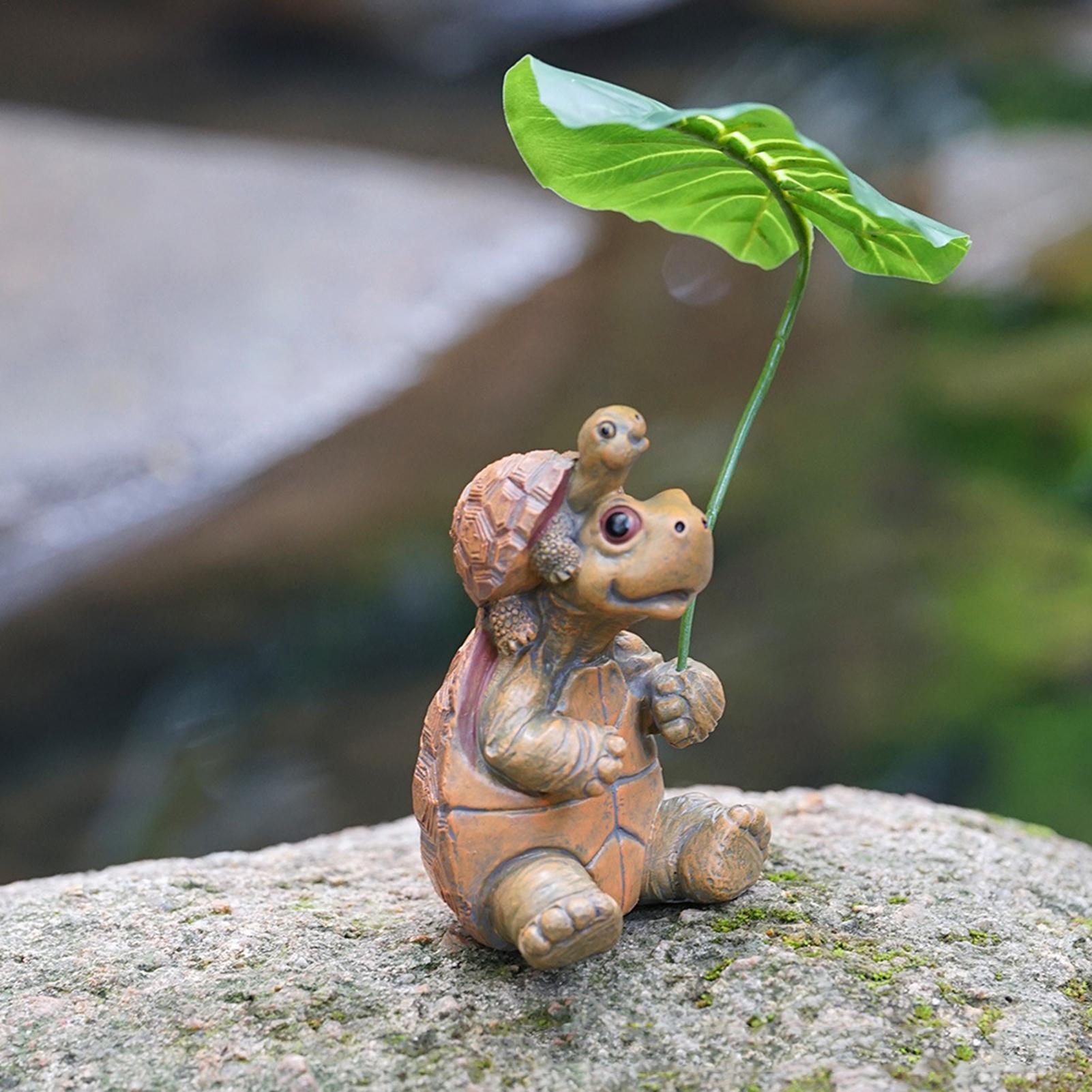 Turtle Figurine Fish Tank Deco - Aquarium Fish Pot ulasan dan harga