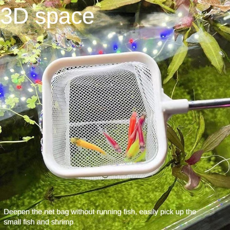 Aquarium 3D Fish Fishing Net S - Aquarium Fish Net Small ulasan dan harga