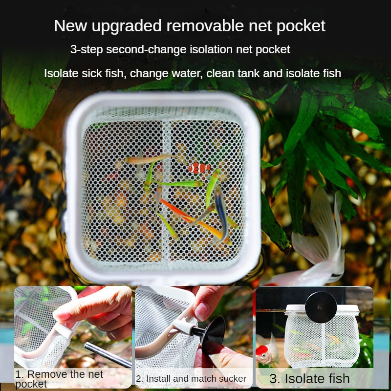 Aquarium 3D Fish Fishing Net S - Aquarium Fish Net Small ulasan dan harga