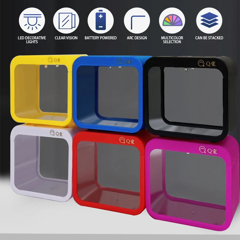 Desktop Transparent Acrylic Fi - Aquarium Fish Pot ulasan dan harga