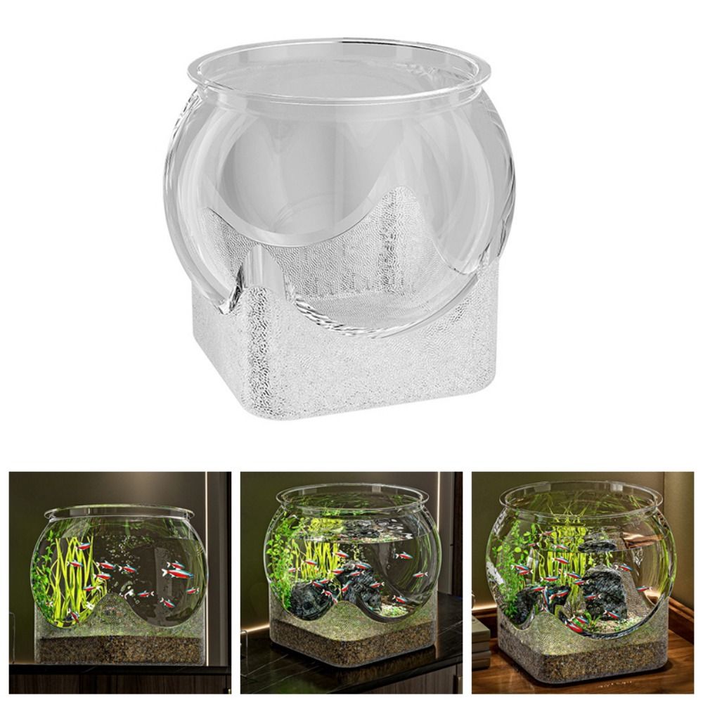 Ultra Clear Round Fish Bowl Re - Aquarium Fish Pot ulasan dan harga