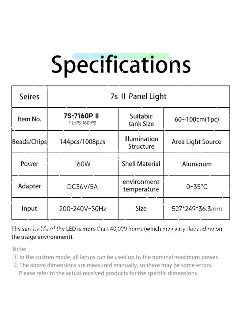 Aquarium LED Light 160W RGB Fu - Aquarium Led Light ulasan dan harga